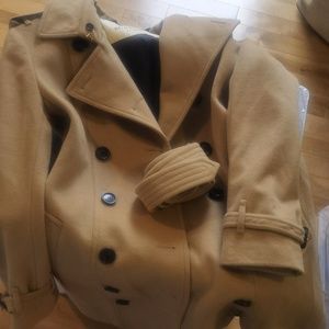 Burberry cashmere trench coat